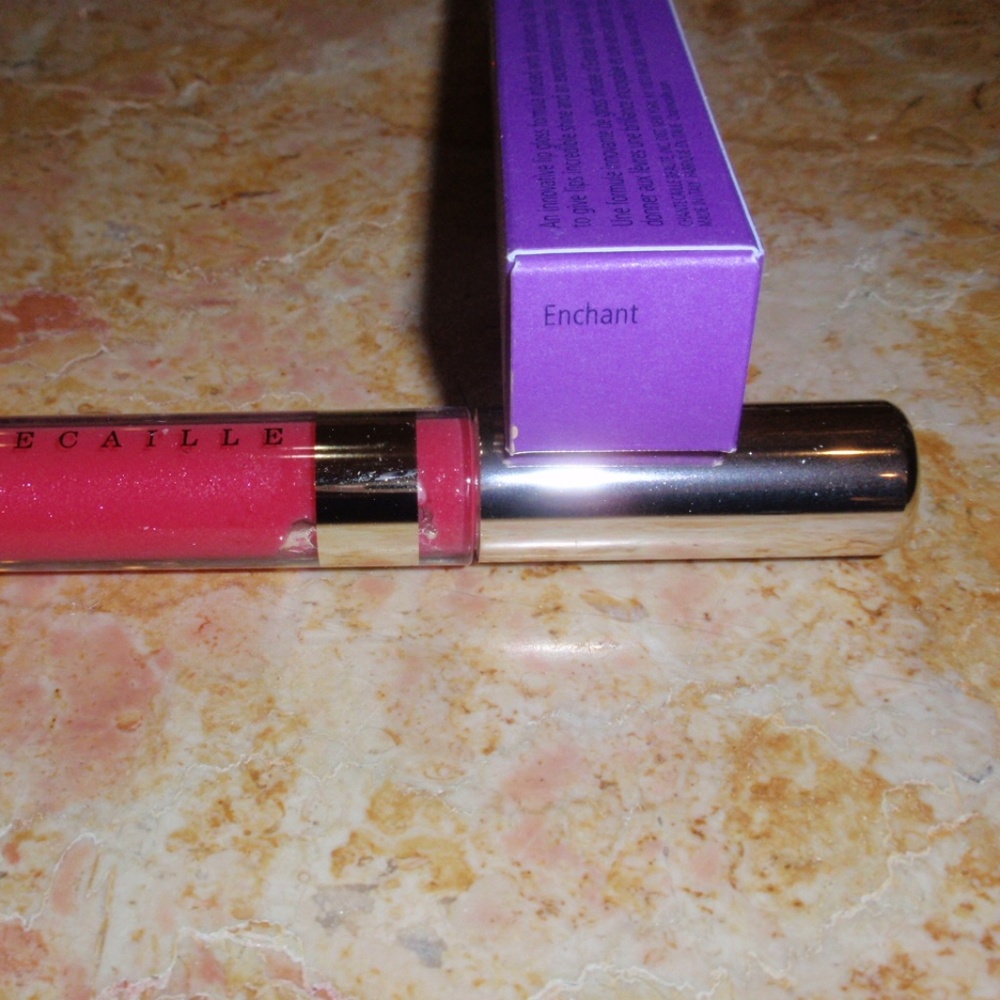 Chantecaille Brilliant Lip Gloss Color Enchant New in Box with Sample Bio Mask